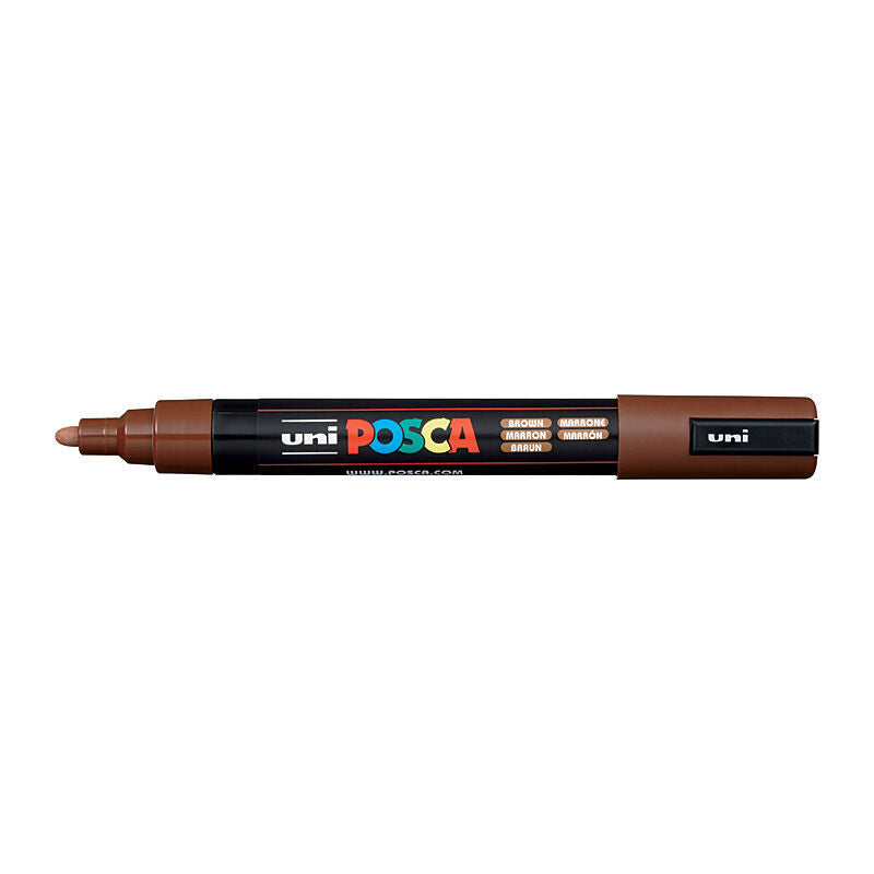Posca PC-5M Medium Tip Brown Paint Marker 