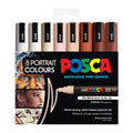 Posca PC-5M Medium Paint Markers - Portrait Pack of 8 