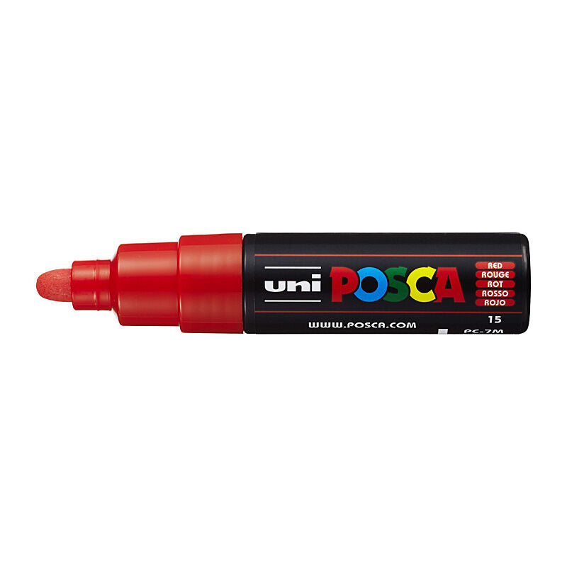 Posca PC-7M Red Bold Bullet Paint Marker 