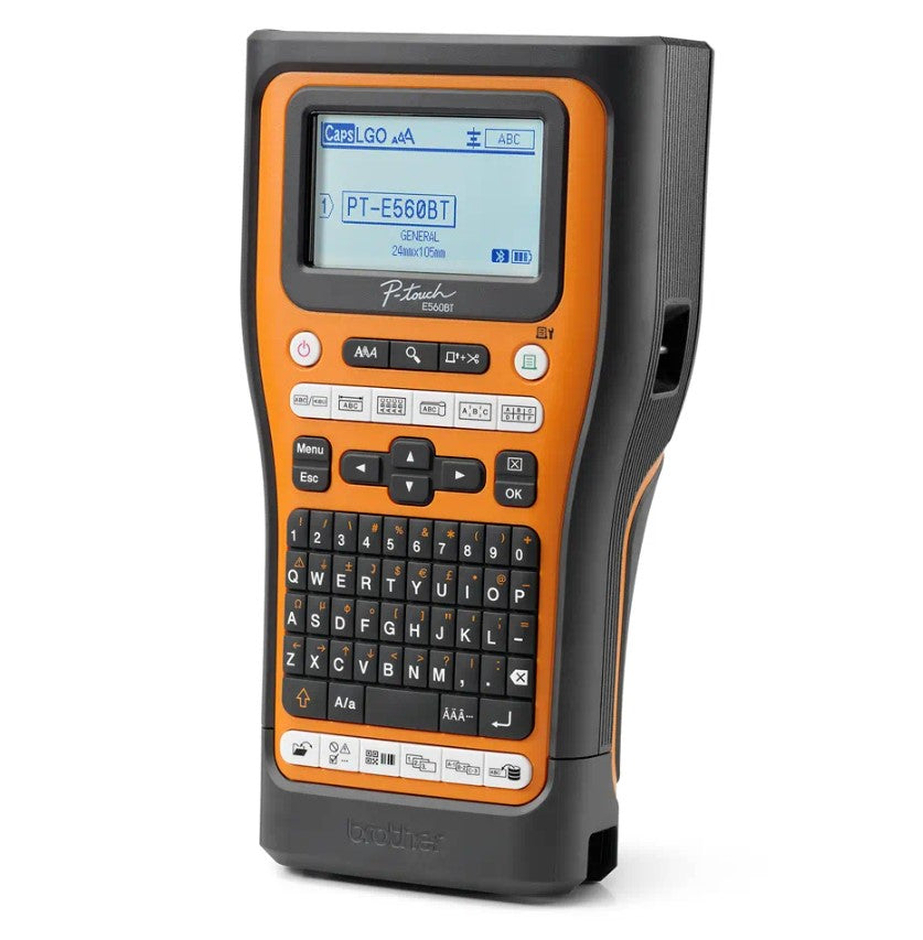 E-Series Professional Electrical Label Printer Kit for On-Site Work Brother