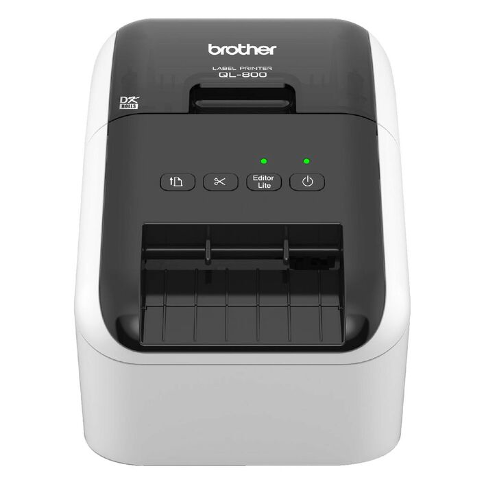 Brother QL-800 High-Speed Professional Label Printer (Black/Red)