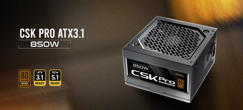 Antec CSK850 PRO 850W ATX 3.1 Semi-Modular 80+ Bronze PSU Antec