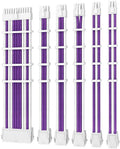 Antec V2 Sleeved PSU Extension Cable Kit - Purple/White 