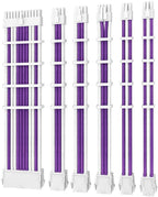 Antec V2 Sleeved PSU Extension Cable Kit - Purple/White 