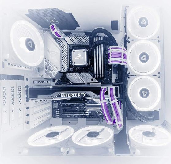 Antec V2 Sleeved PSU Extension Cable Kit - Purple/White 