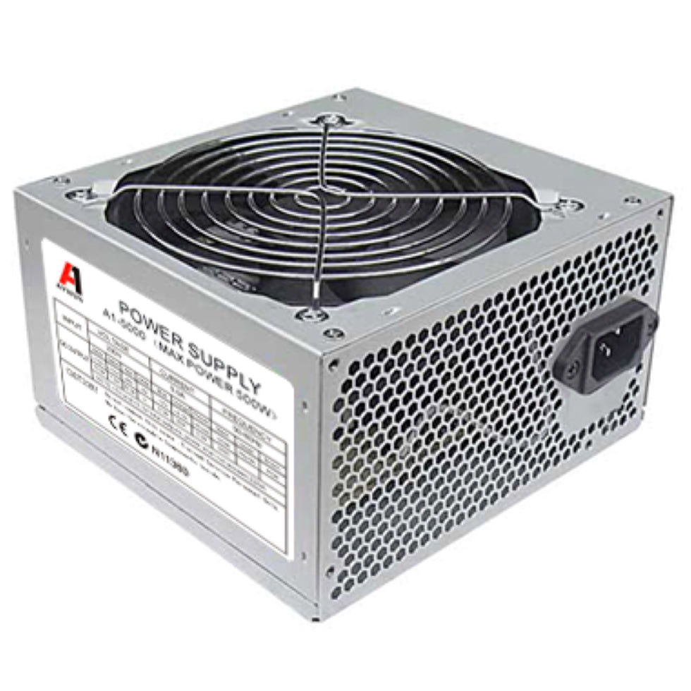 Aywun 500W ATX PC Power Supply Unit with Quiet Fan & 2-Year Warranty 