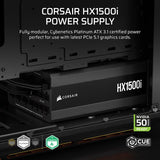 Corsair HX1500i 1500W Platinum Fully Modular ATX 3.1 PC Power Supply Corsair