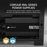 Corsair RM750x 750W Fully Modular ATX 3.1 PSU (AU) Corsair