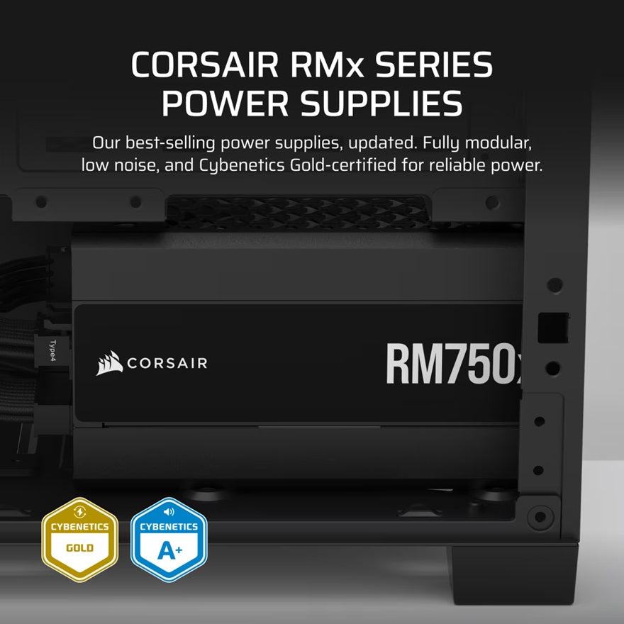 Corsair RM750x 750W Fully Modular ATX 3.1 PSU (AU) Corsair