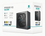 DeepCool PF850D V2 850W Gamer Storm 80+ Silver/Cybenetics Non-Modular ATX Power Supply, Taiwanese Capacitors