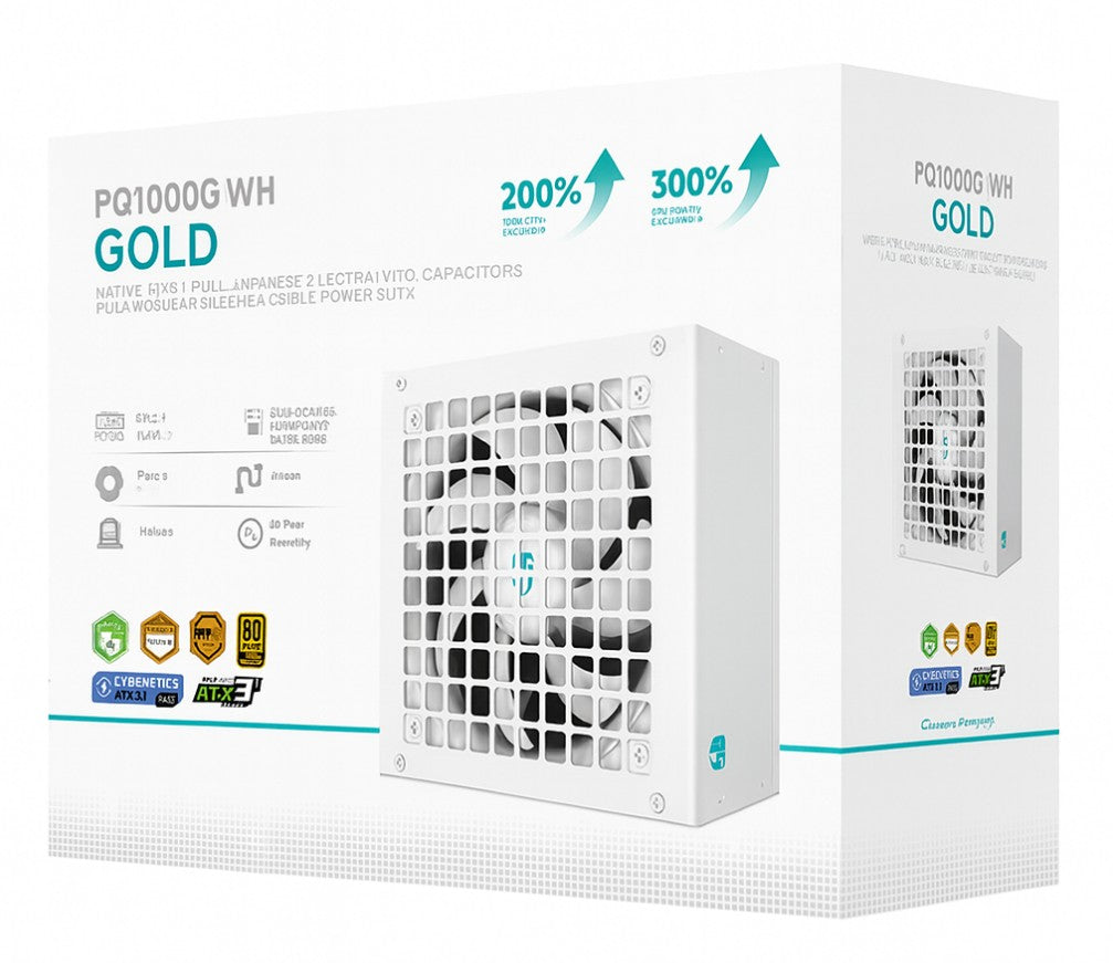 Powerful 1000W ATX 3.1 PC Power Supply - Gold Rated & Quiet DEEPCOOL