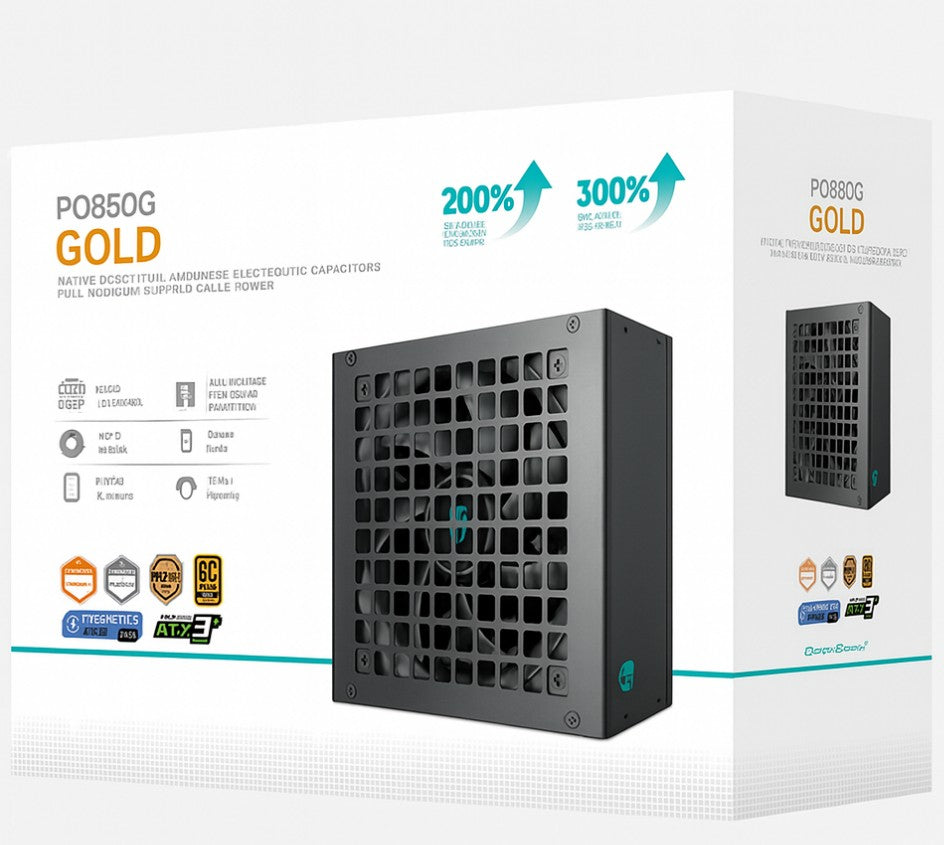 DeepCool PQ850G 850W 80 Plus Gold ATX 3.1 Power Supply DEEPCOOL
