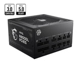 MSI MAG A850GL PCIE5 850W Up to 90% (80 Plus Gold) ATX Power Supply Unit, PFC, 100~240 VAC, 850W, 47-63Hz, PCI