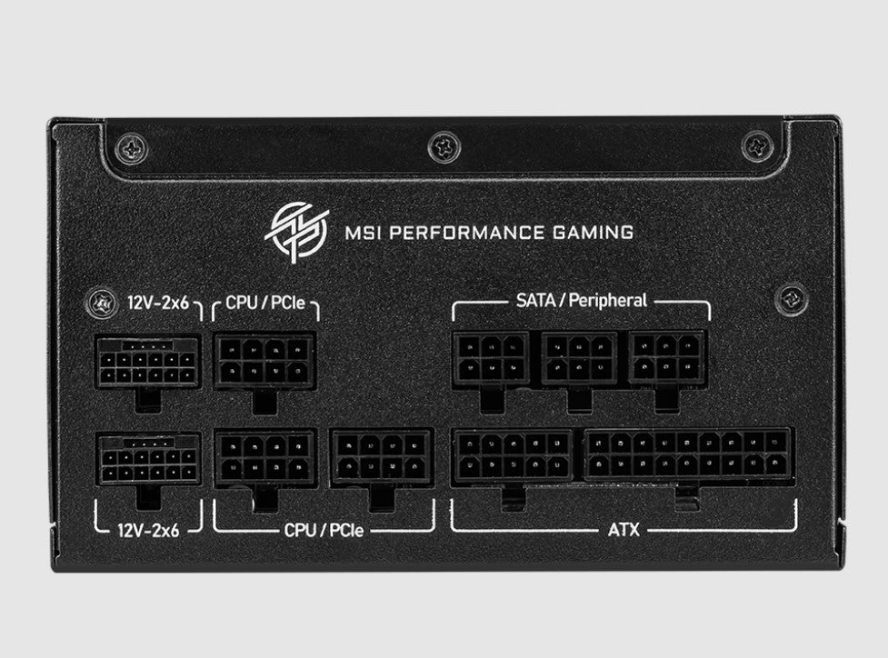 MSI MAG A1250GS 1250W ATX PSU - 80+ Gold, Fully Modular, PCIe 5.0 MSI