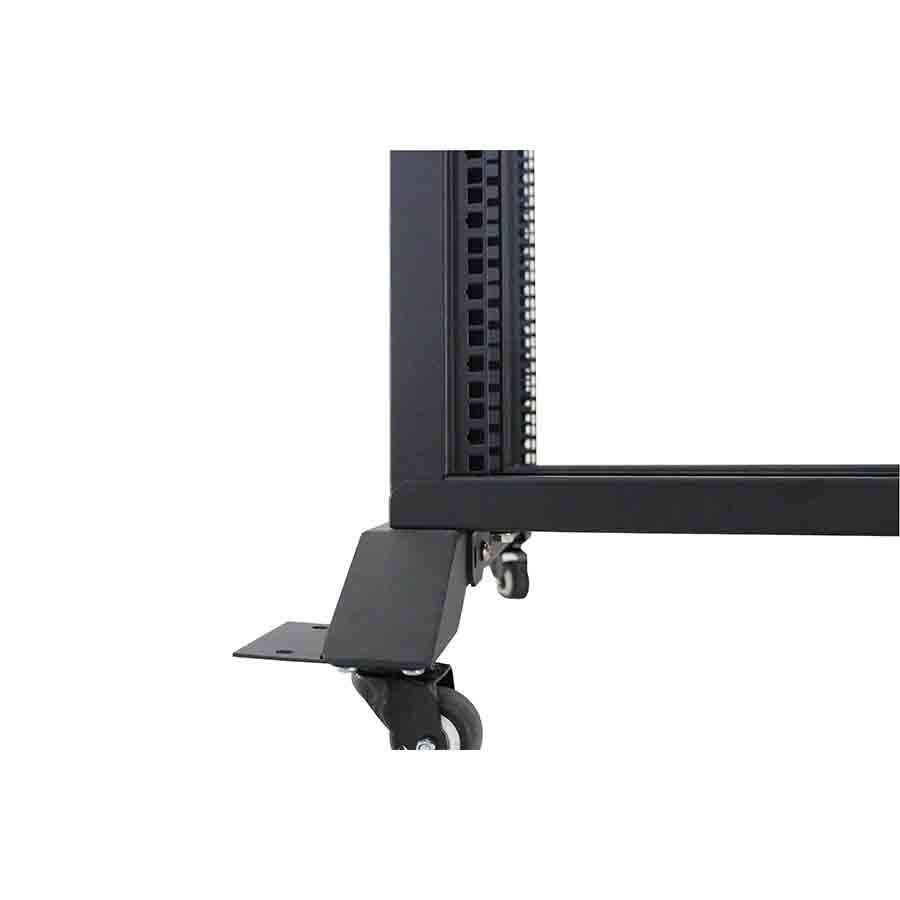 LDR 22U 2-Post Open Frame Rack - Flat Packed for Easy Setup