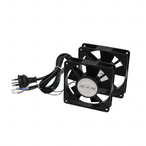 LDR Dual 120mm Rack Cooling Fan Kit with AU Plug