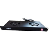 19-inch Rack Cooling Fan Kit - Dual Fans & Power Switch LDR