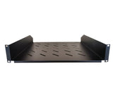 LDR 19 2RU Fixed Cantilever Rack Shelf for 450mm Deep Cabinets LDR