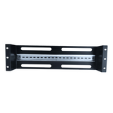 Black 35mm Full DIN Rail - 483mm Length LDR