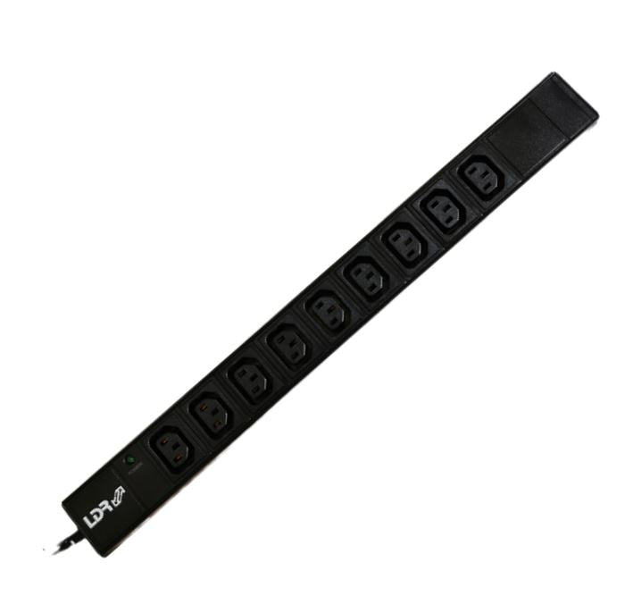 LDR 9-Port 10A PDU - AU Approved IEC C14 Vertical Rack Power Strip LDR