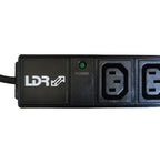 LDR 9-Port 10A PDU - AU Approved IEC C14 Vertical Rack Power Strip