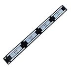 LDR 24 Port Cat6 Rack Mount Patch Panel - Ethernet Network Organizer