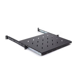 LDR 1RU Sliding Server Rack Shelf - Adjustable Depth 450-600mm LDR