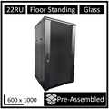 LDR 22U Assembled Server Rack Cabinet - Floor Standing