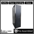 LDR 42U Server Rack Cabinet - Assembled, 600x1000mm, Black