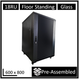 LDR 18U Assembled Server Rack Cabinet with Fan, PDU & Shelves LDR