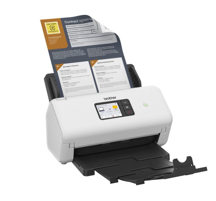 Brother ADS-3350W Wireless Duplex Document Scanner with OCR Brother