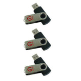 Shintaro Shintaro 8GB USB 2.0 Rotating Pocket Disk - 3 Pack (SH-R8GB-3PK)