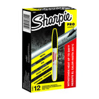 Heavy-Duty Fine Point Black Permanent Markers - 12 Count 