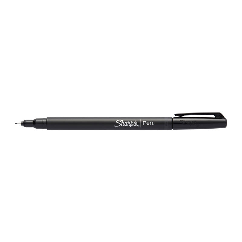 Sharpie Fine Point Black Permanent Pens - 12 Pens Bulk Pack 