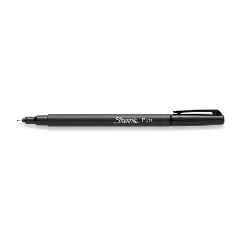 Sharpie Fineliner Black Pens - Fine Point (Box of 12) 