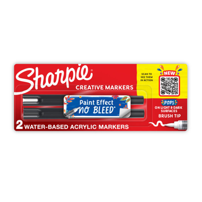 Sharpie Creative Brush Markers - Assorted Colors (2 Pack) 