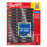 Sharpie Creative Bullet Tip Markers - Assorted 12 Pack 