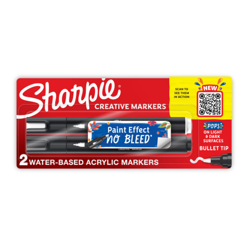 Sharpie Creative Markers: 6 Assorted Bullet Tip Pens for Art 