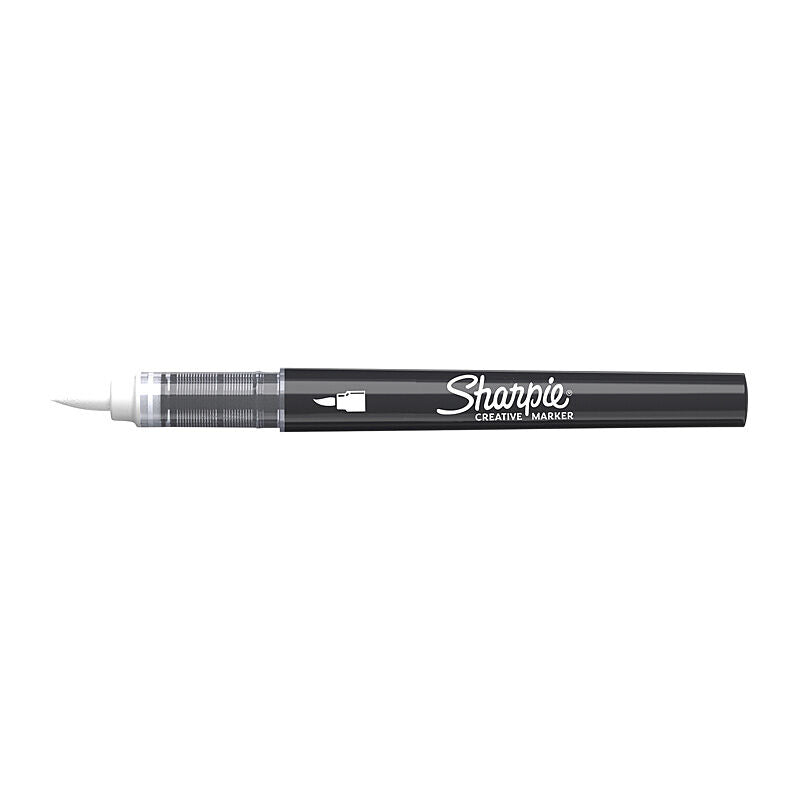 Creative White Brush Markers - 6 Pack for Art & Drawing 