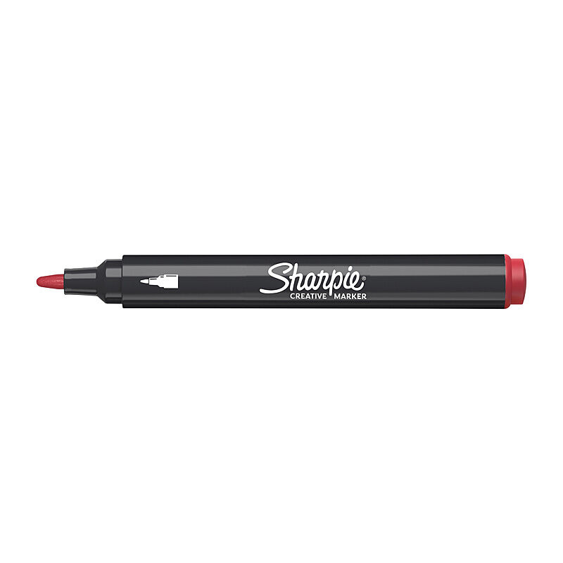 SH Red Bullet Tip Markers - Vibrant 6 Pack 