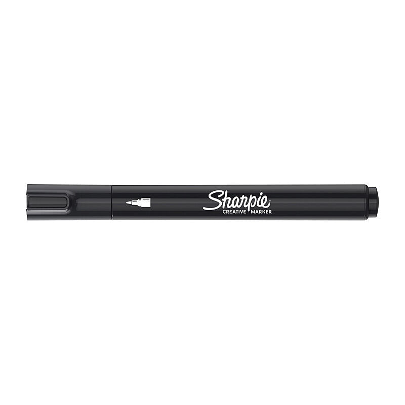SH Creative Black Bullet Tip Markers - 6 Pack 