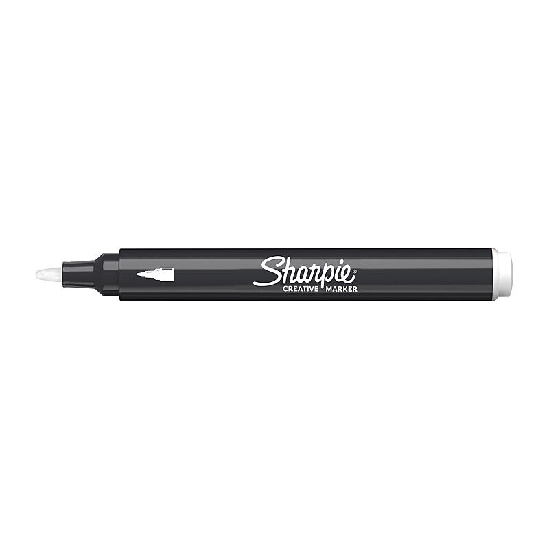 SH Creative White Bullet Tip Markers - 6 Pack 