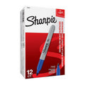 Sharpie Blue Fine Point Permanent Markers - 12 Pack 