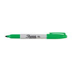 Sharpie Fine Point Green Permanent Markers - Box of 12 