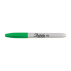 Sharpie Fine Point Green Permanent Markers - Box of 12 