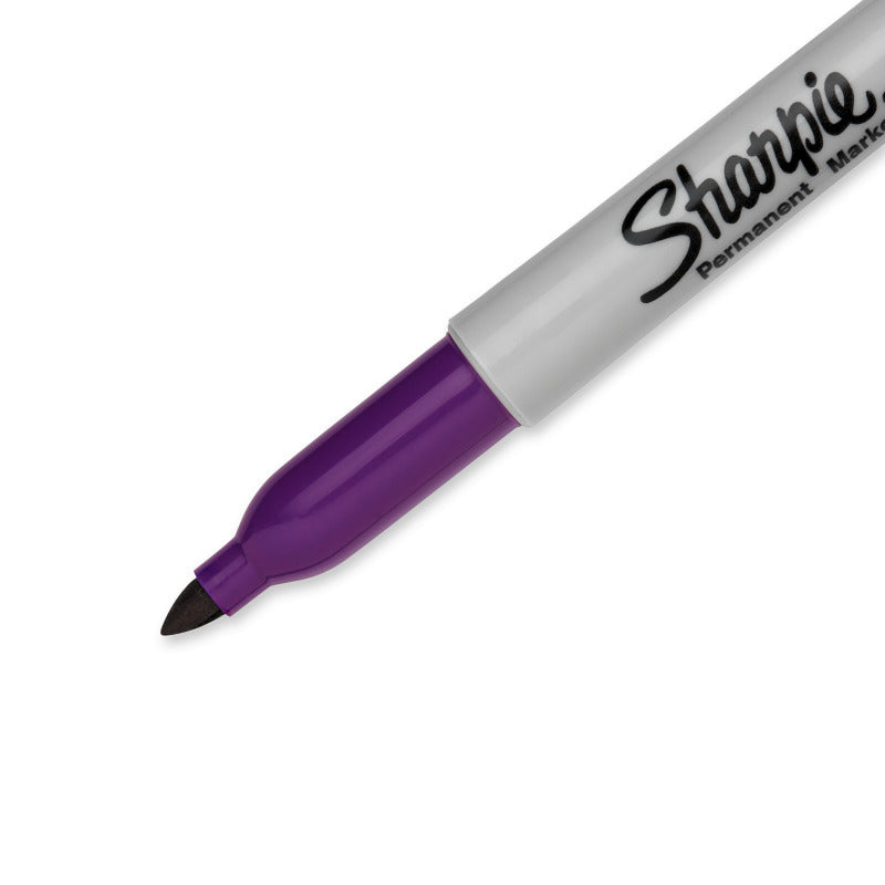 SH Fine Point Purple Permanent Markers - Box of 12 