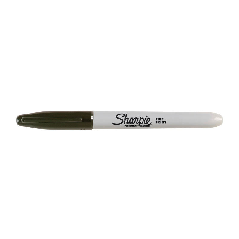 Sharpie Fine Point Permanent Markers, Black (Box of 12) 