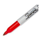 Sharpie Red Fine Point Permanent Markers (12-Pack) 