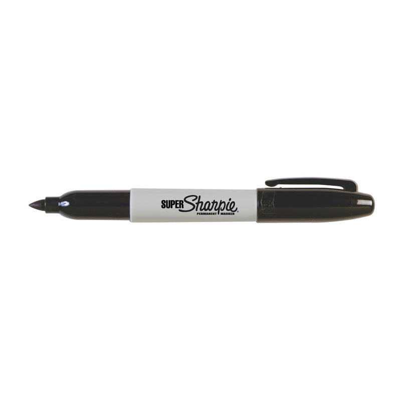 Sharpie Super Fine Point Permanent Markers, Black, 12-Pack 