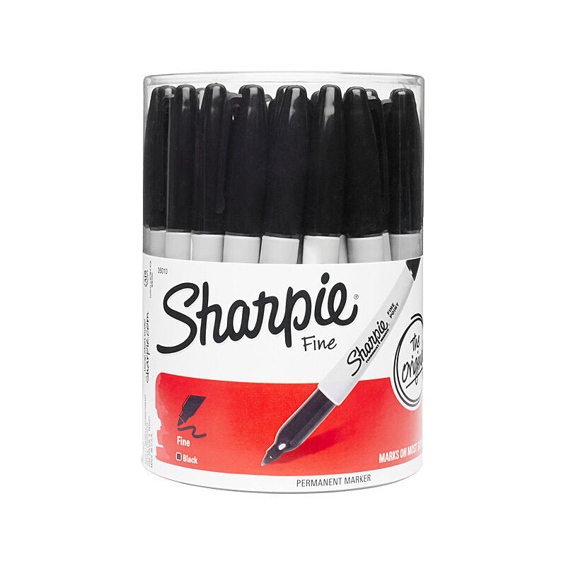 Sharpie Fine Point Black Permanent Markers - Bulk 36-Count 